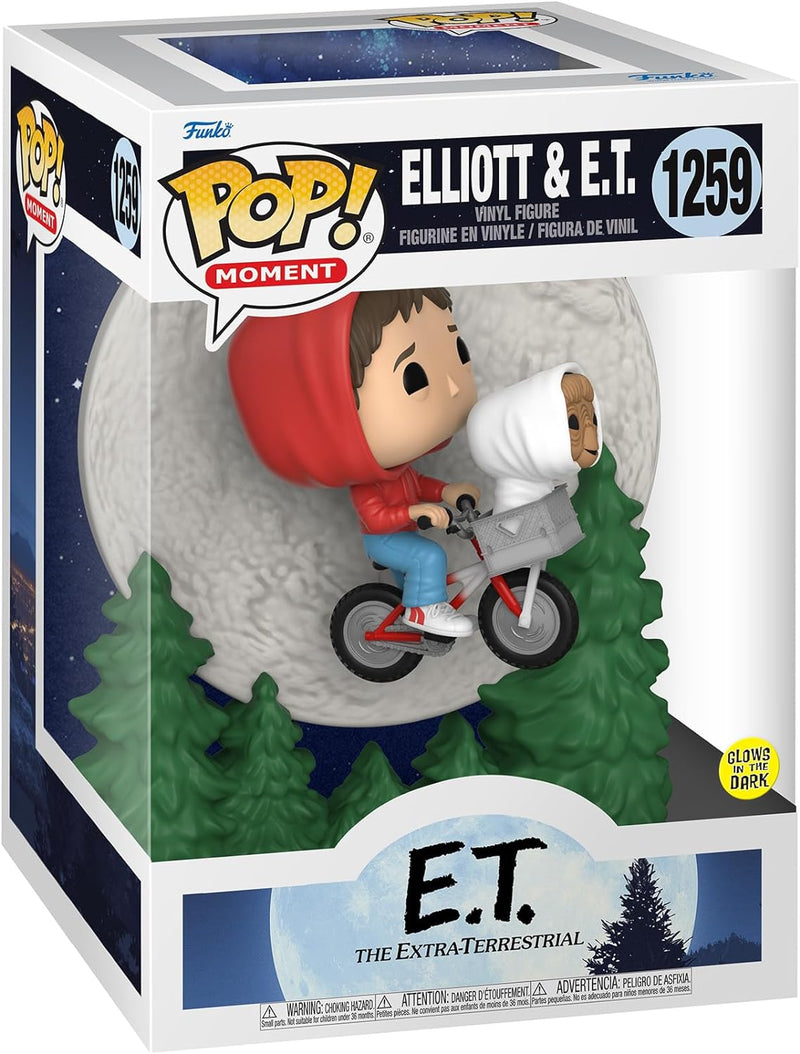 Moment: E.T. The Extra-Terrestrial - Elliot and E.T. Flying (Glow in The Dark)