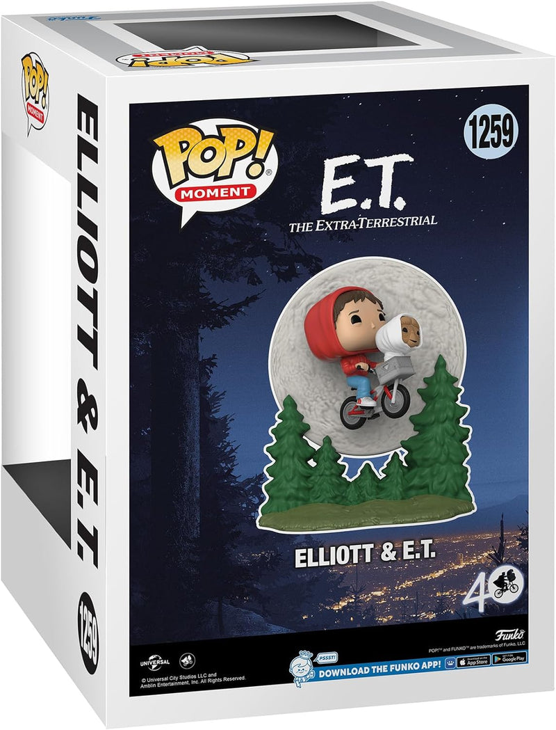 Moment: E.T. The Extra-Terrestrial - Elliot and E.T. Flying (Glow in The Dark)