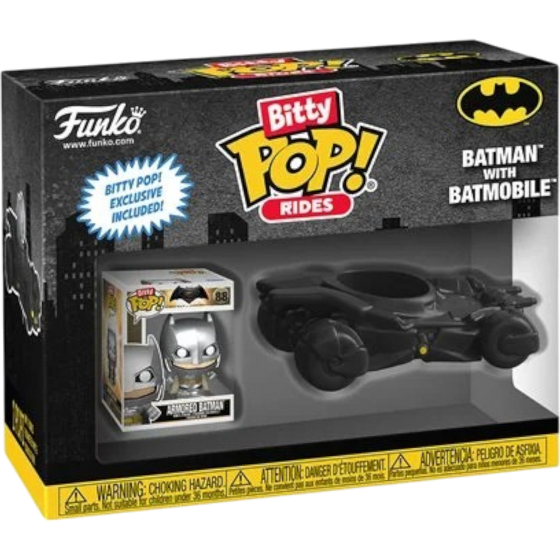 Batman with Batmobile Funko Bitty Pop! Ride