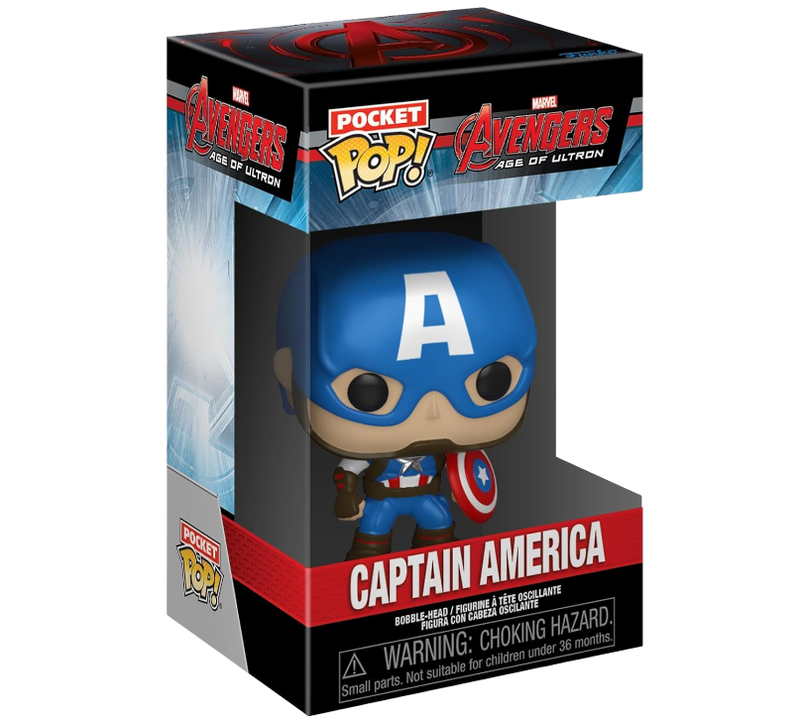 Pocket Pop and Tee: Marvel - Captain America, Kids Medium