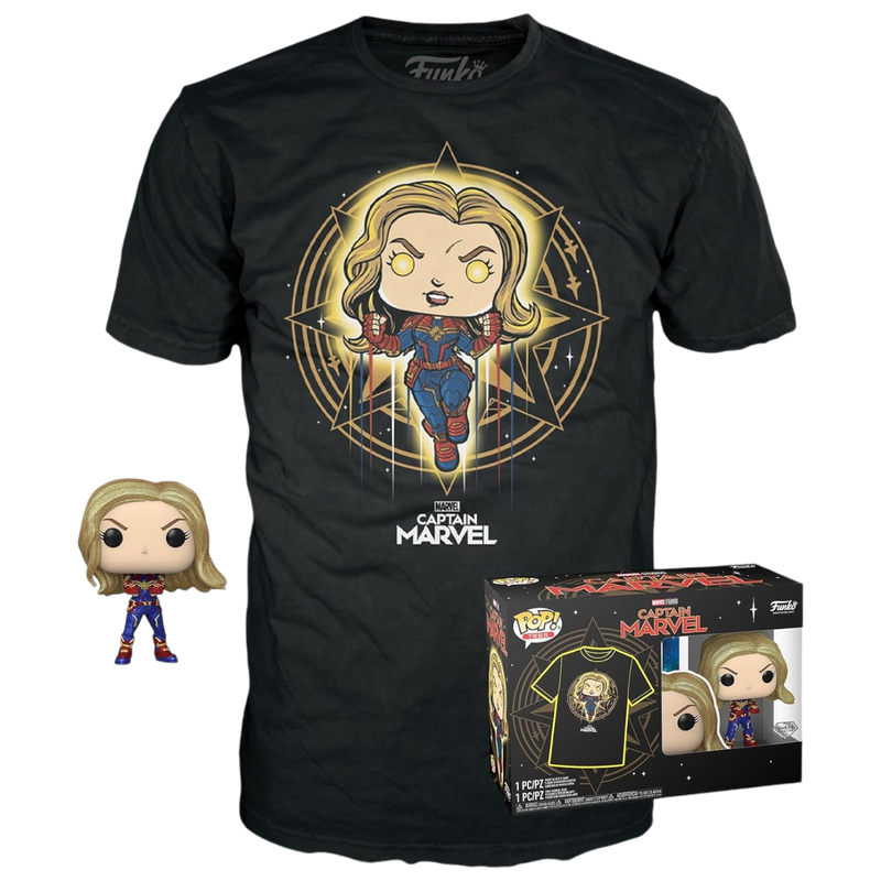 Pop and Tee: Marvel - Captain Marvel