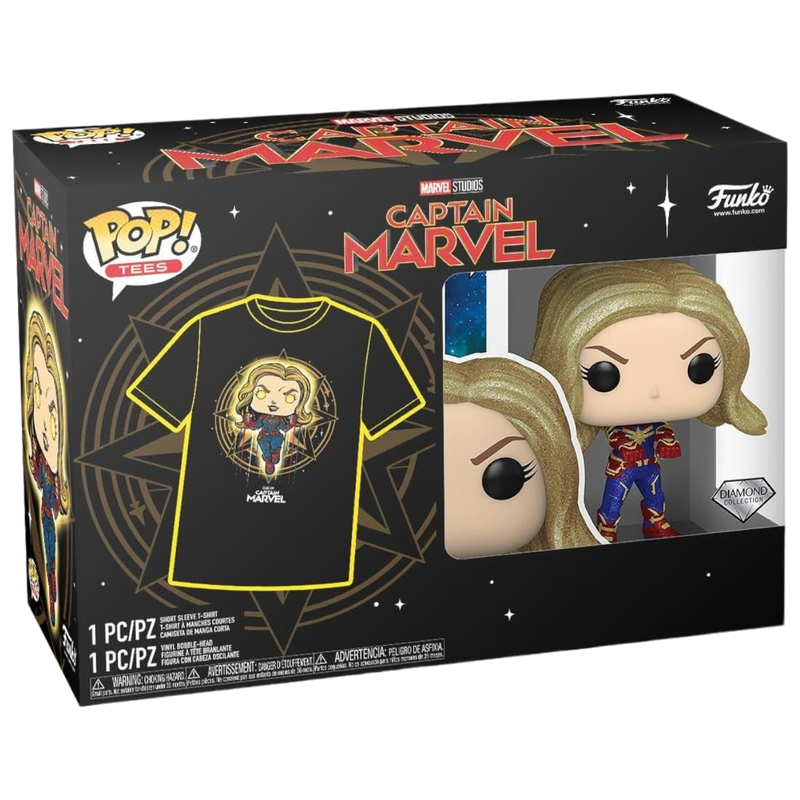 Pop and Tee: Marvel - Captain Marvel