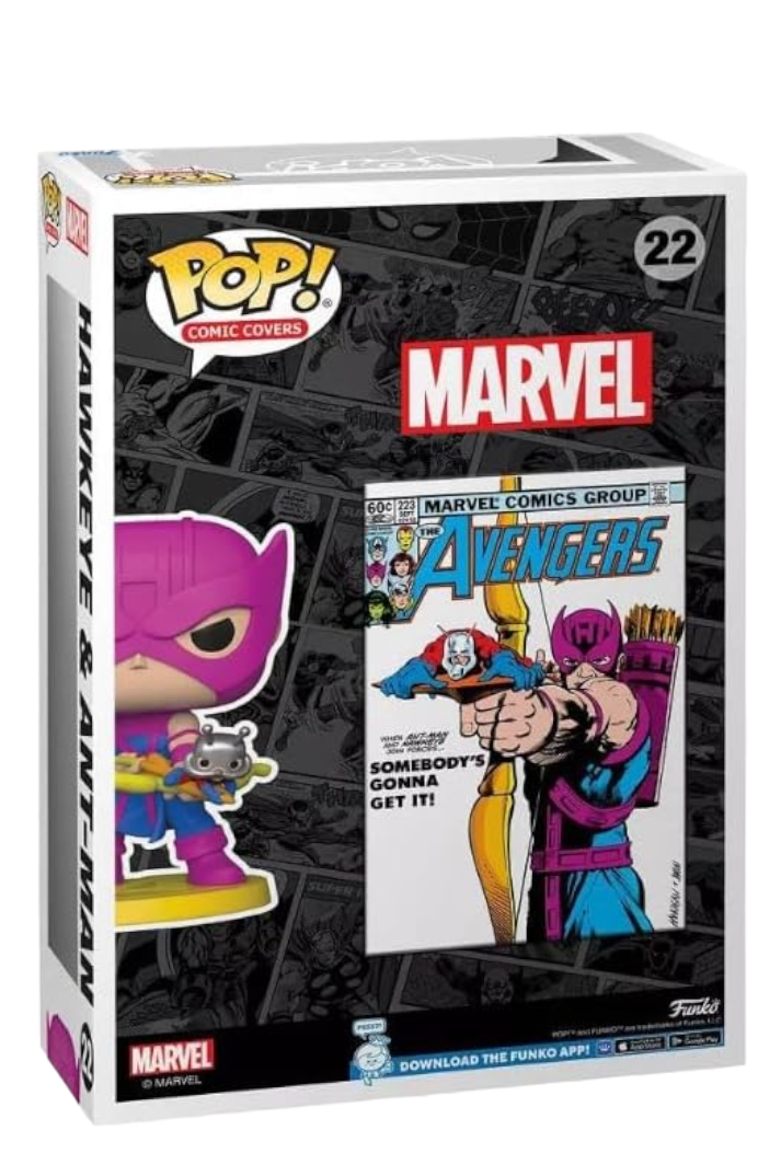 Cover Art Marvel Collection Collectible Vinyl Figure Comic Covers (Hawkeye & Ant Man)