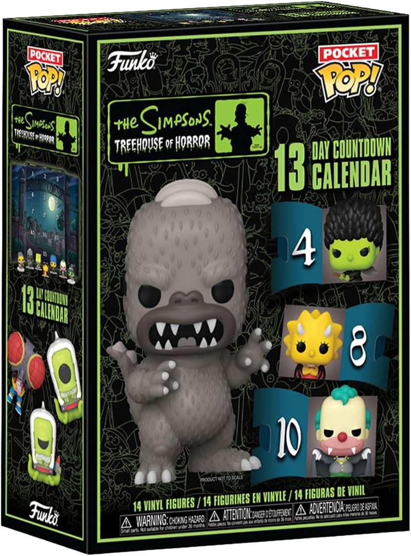 The Simpsons Treehouse of Horror 13-Day Countdown 2024 Edition Funko Advent Calendar