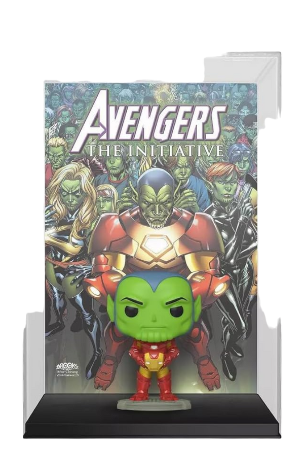 Cover Art Marvel Collection Collectible Vinyl Figure Comic Covers (Skrull as Iron Man) 2023 Wondrous convention