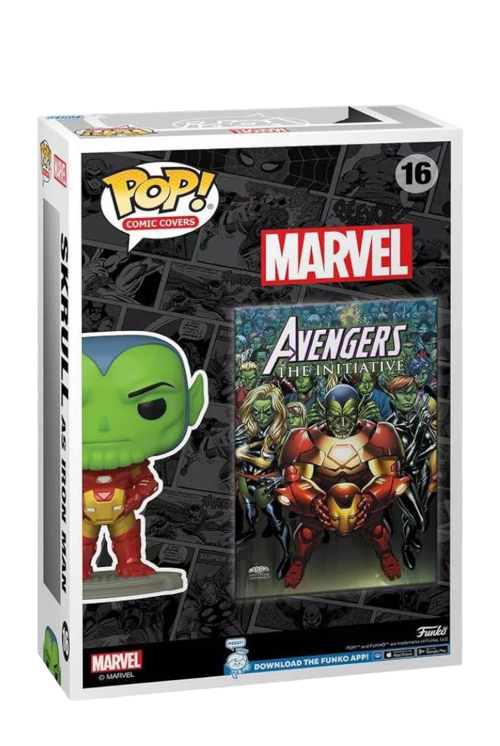 Cover Art Marvel Collection Collectible Vinyl Figure Comic Covers (Skrull as Iron Man) 2023 Wondrous convention