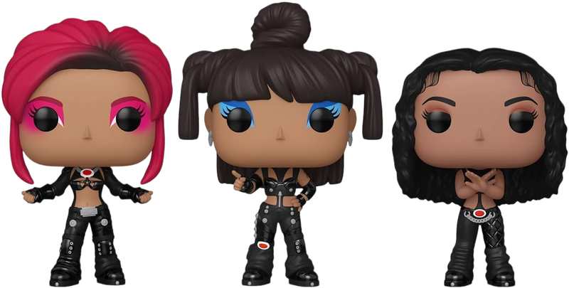 TLC- T-Boz, Left Eye, Chilli 3-Pack