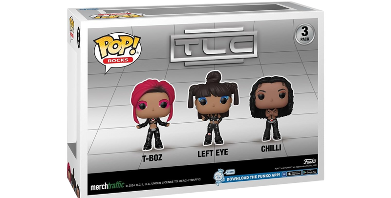 TLC- T-Boz, Left Eye, Chilli 3-Pack