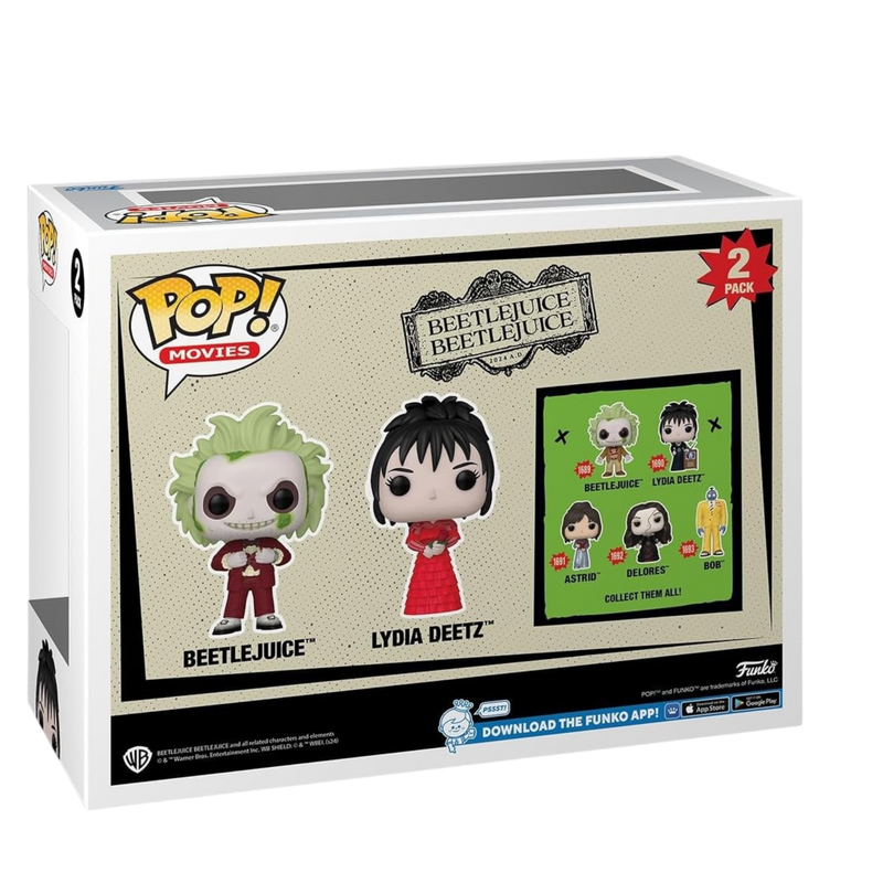 Beetlejuice Beetlejuice - Beetlejuice and Lydia Deetz, 2-Pack